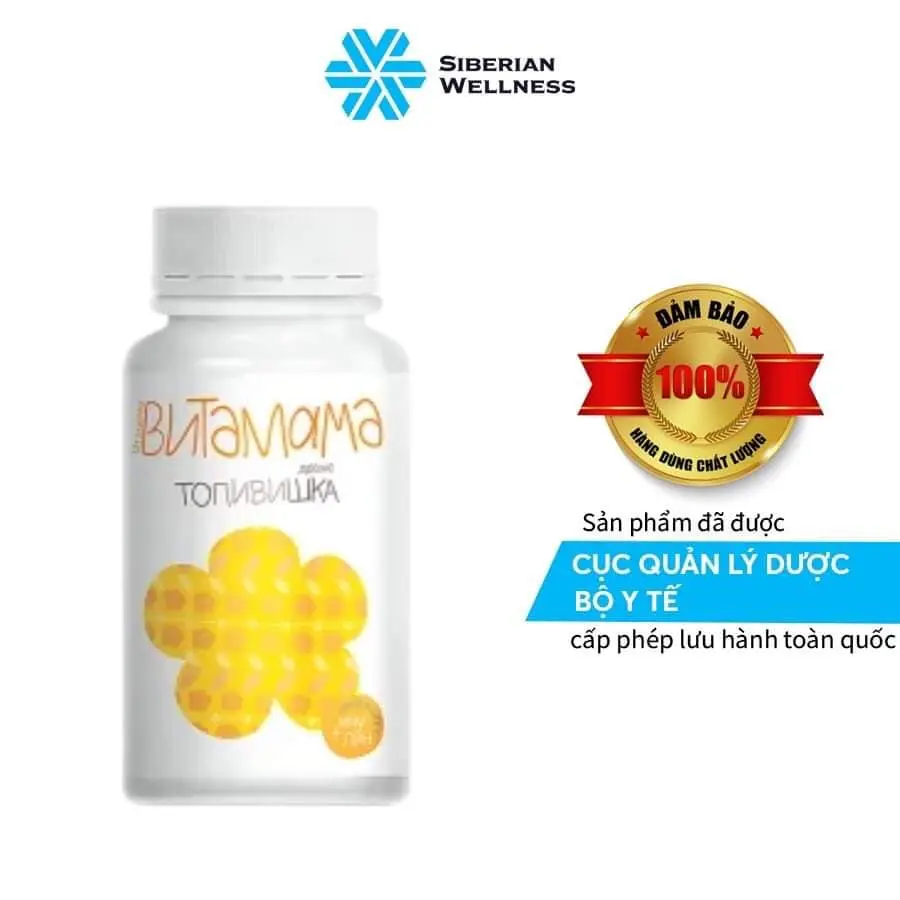 HỖ TRỢ SỨC ĐỀ KHÁNG VitaMama Siberian immunity sweets Hữu cơ