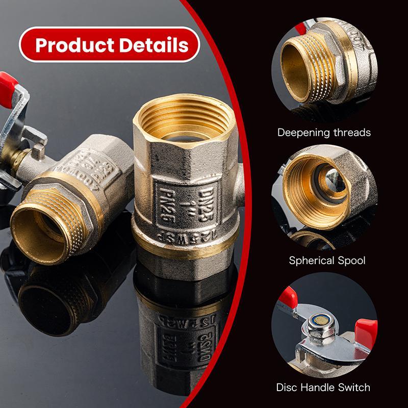Product Introduction of Copper Ball Valve, Various Models Available, Durable Ball Valve, Easy To Install, Suitable for Home, Office, Factory, Garden 3