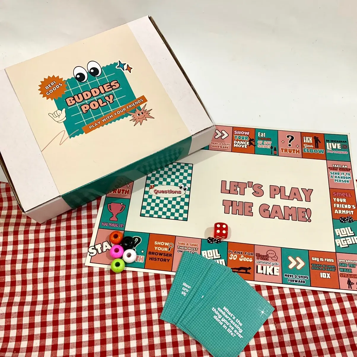 Buddiespoly / Board Game Friends / Truth or Dare / Permainan teman / Kado