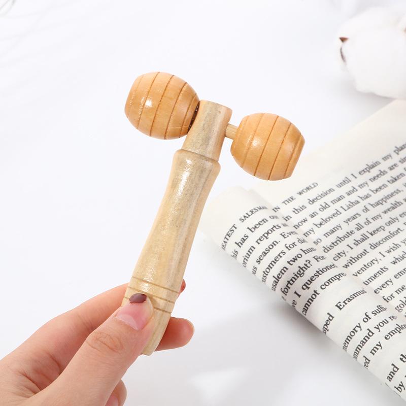 Product Introduction of Máy Massage Thủ Công Tay, Búa Mát Xa Con Lăn Gỗ Cầm Tay, Để Mát Xa Các Huyệt Mặt Và Kinh Tuyến, Dụng Cụ Mát Xa 5