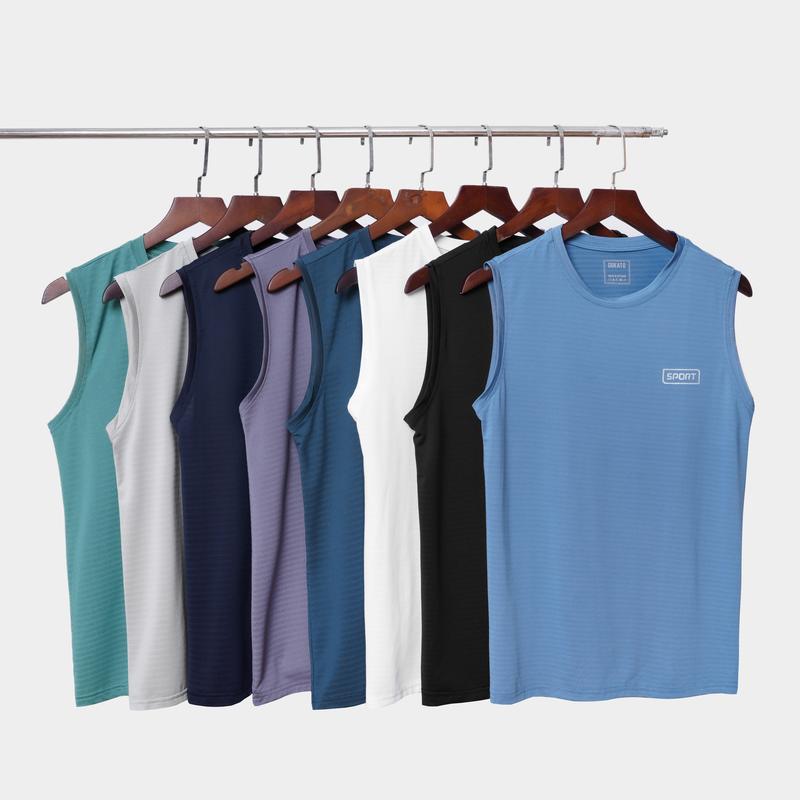 Áo 3 Lỗ Thể Thao Vải Thun Lạnh Thông Hơi, co giãn 4 chiều, Áo Sát Nách Thể Thao Nam Menswear