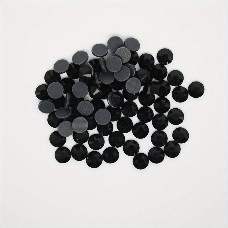288/1440pcs Black Crystal Hot-fix Rhinestones Perfect For DIY Crafting, Sparkling Decoration For Rhinestone Jewelry Making Dresses And Accessories 7