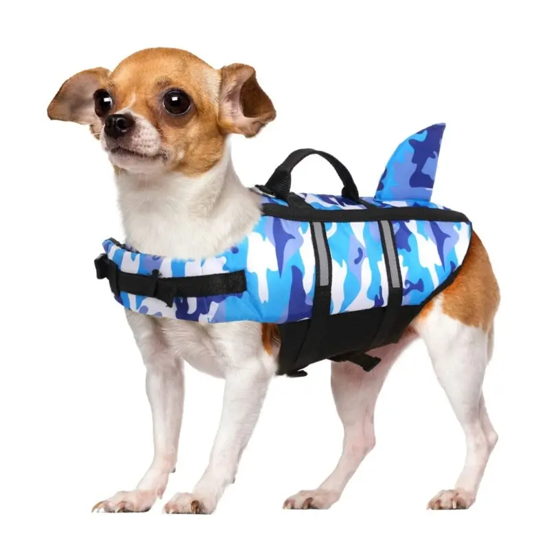 HEHUS ightweight Dog Life Vest with Reflective Stripes Flotation Suit for Pet