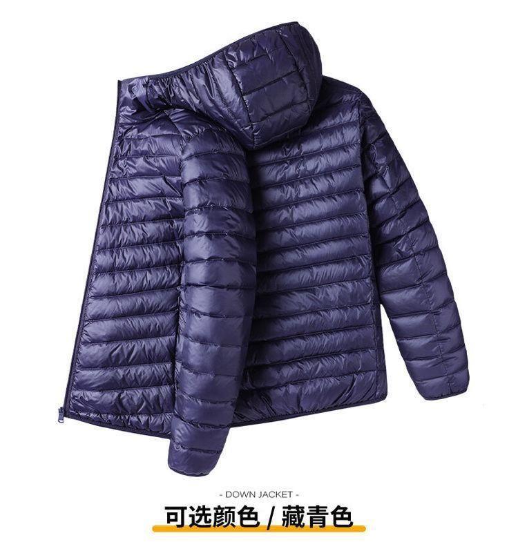 Product Introduction of Áo áo Phao Nhẹ, Quần Áo, Ngoại Cỡ, Dành Cho Nam Và Nữ, Cùng Phong Cách, Thích Hợp Cho Nam Béo 115,00kg, Áo Khoác Mùa Đông Ấm Áp Có Mũ Trùm Đầu Dáng Rộng, Bán Chạy Năm 2025 Menswear Jacket 6