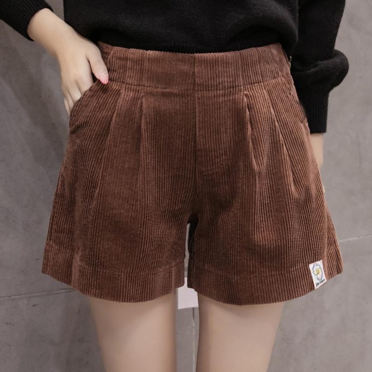  Quần đùi nữ mặc nhà quần sooc nữ cạp thun sau  chất nhung tăm thái - QX01 