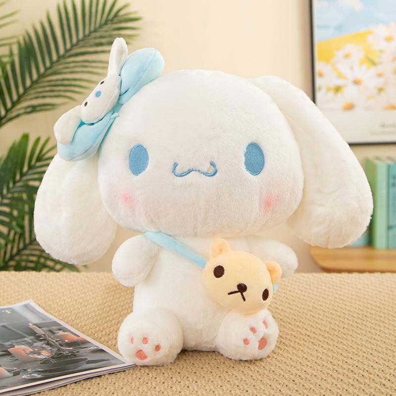 Gấu Bông Sanrio Melody Cute Siêu Dễ Thương Chất Liệu Cao Cấp Nhung Xù Mềm Mại Đeo Túi Siêu Đáng Yêu Quà Tặng Cho Tình Yêu Thú Nhồi Bông Thú Bông Đồ Chơi Toy Không Phát Nhạc Voi gấu  bông