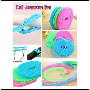 Tali Jemuran 5 meter Super Praktis , L13 BL