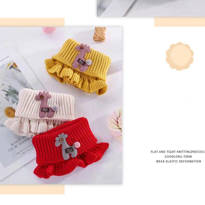 Product Introduction of Autumn Bib Children's Cartoon Collar Shawl Baby Scarf 11