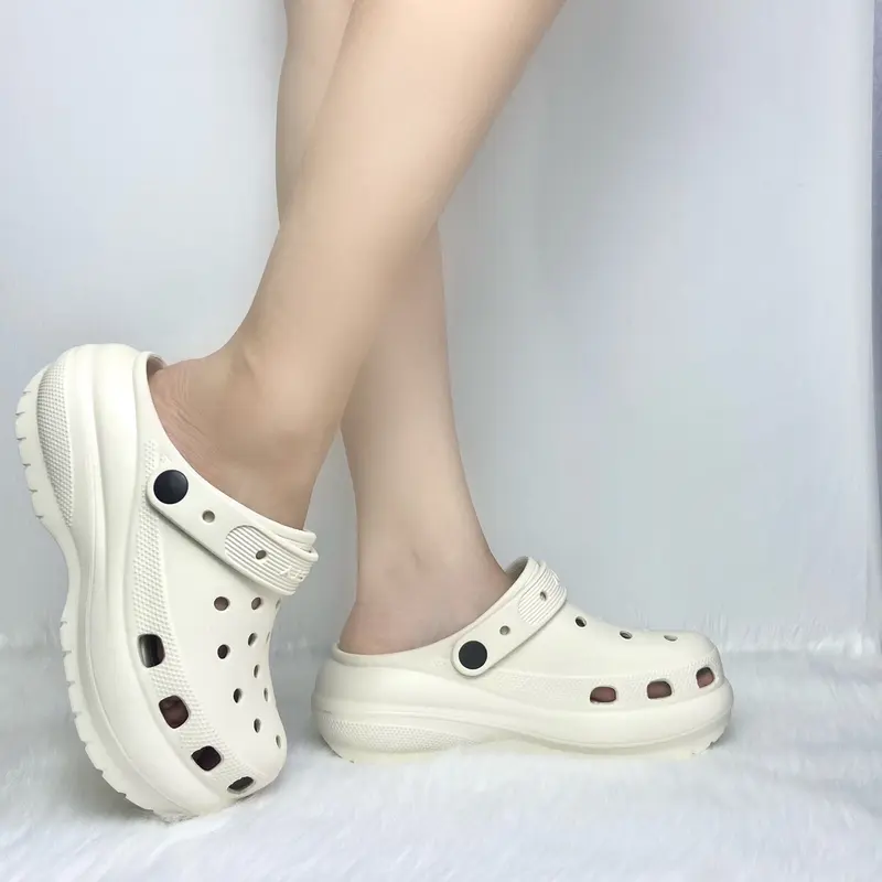 [Tặng sticker] Dép sục nữ đế cao 7CM NESTY, chất liệu Eva nguyên sinh kháng nước, kháng bẩn, kiểu dáng basic hot trend dépcao giầy dé p  DéP Shoes GiàY 7