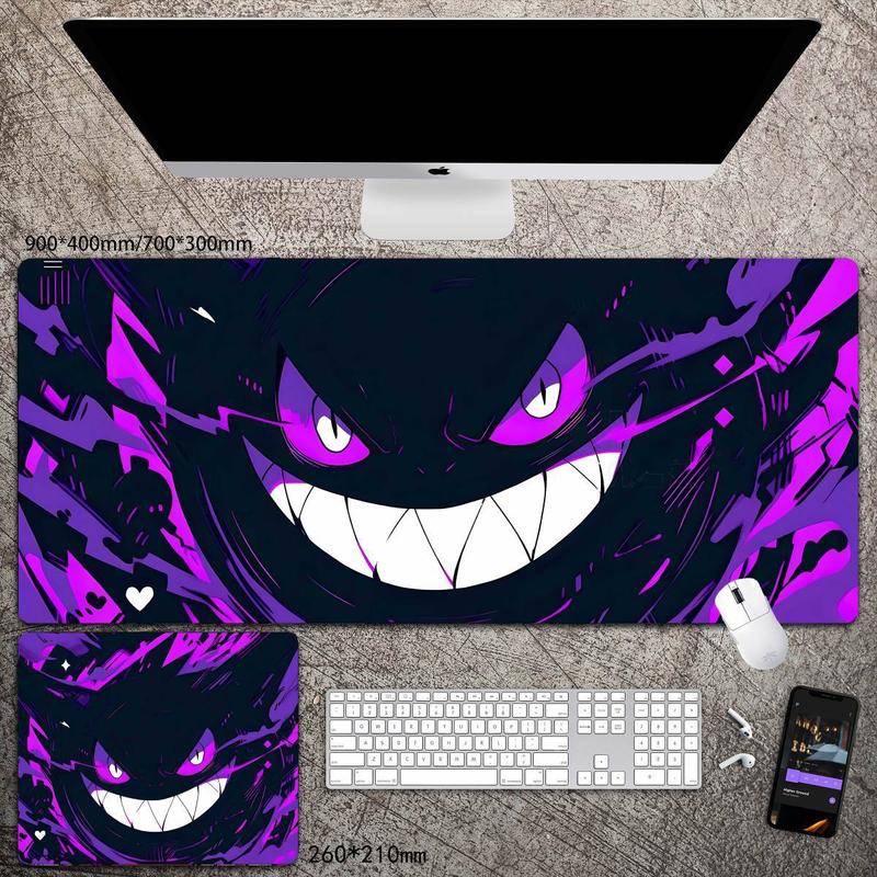 Product Introduction of Sanchengby314191 Pokemon Mouse Pad Oversized Desk Pad Mat Long Computer Office Large Keyboard Pad Two-Dimensional Animation Gengar 14
