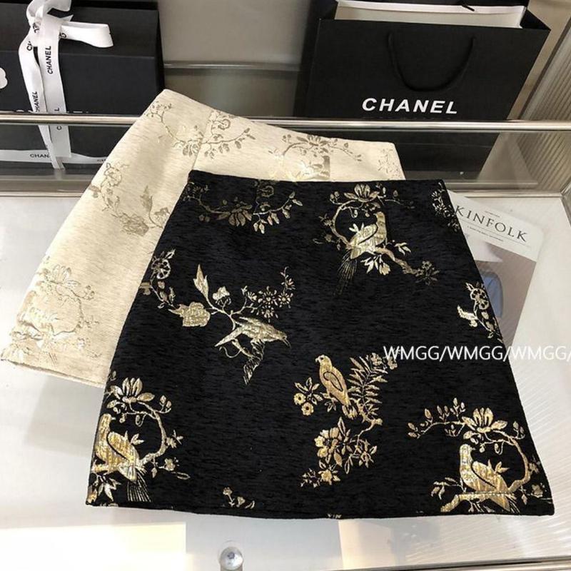 Váy Phong Cách Trung Quốc Mới, Dành Cho Nữ, Mùa Thu Và Mùa Đông, Cạp Cao, Mỏng Và Thanh Lịch, Phong Cách Cung Điện, Váy Chữ A Bó Thêu, 2024 Hàng Mới Về 0
