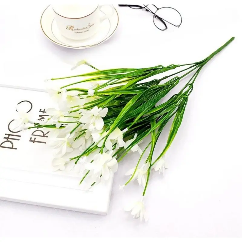 Hoa Thuỷ Tiên - 1 Cụm hoa thuỷ tiên giả trang trí nhà cửa, decor cực xinh 8