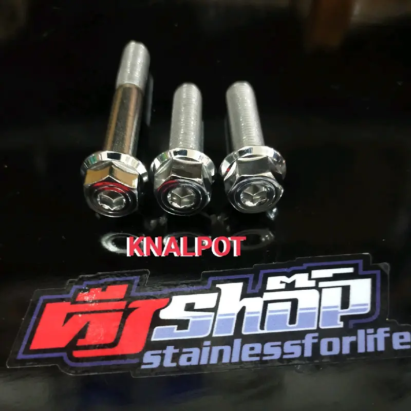 NEW baut probolt 2 KUNCI hexagon NMAX/AEROX NEW Steinlis Heng original anti karat 1