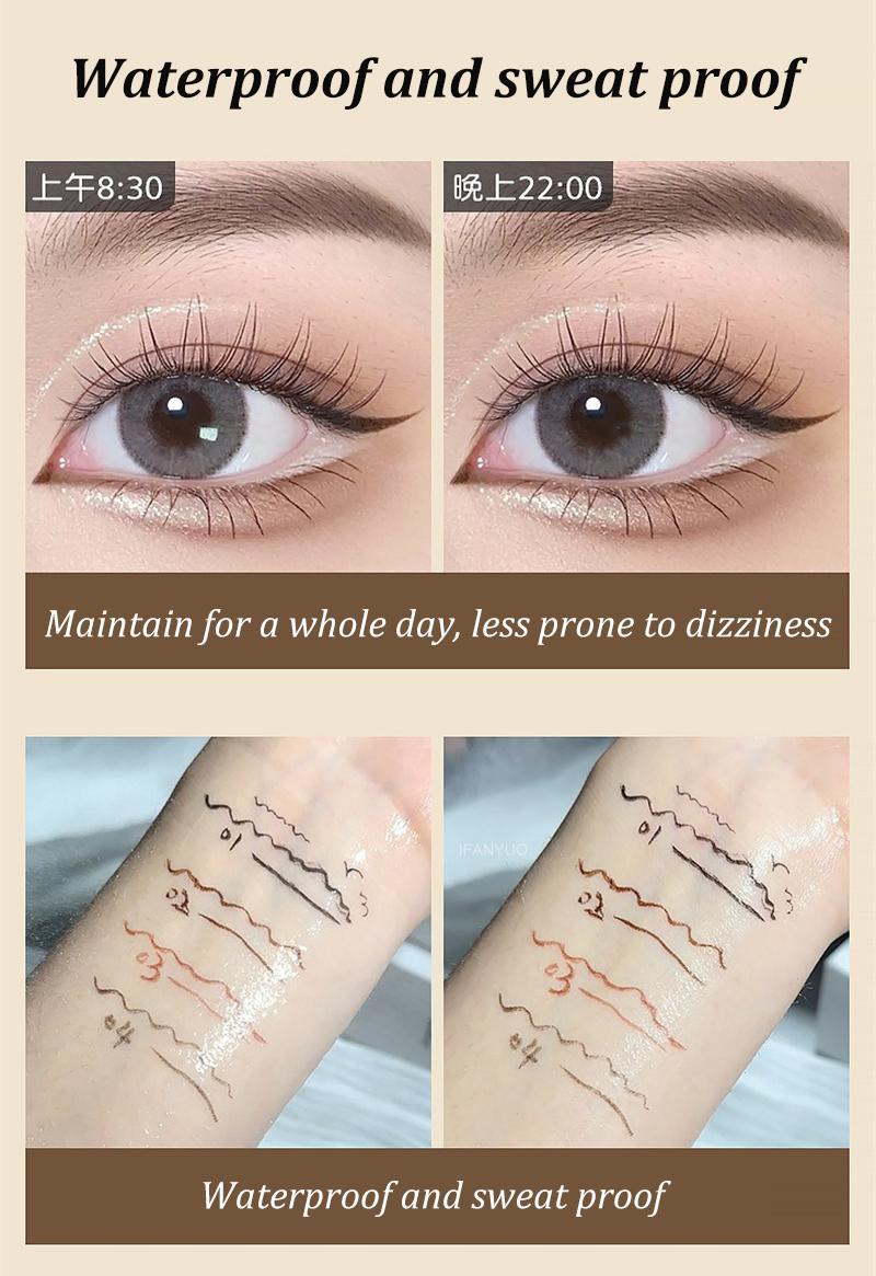 Product Introduction of Cotton-tipped Liquid Eyeliner Pen It Dries Quickly Is Waterproof Long-lasting Smooth Smudge-proof and Is An Eye Makeup Tool 18