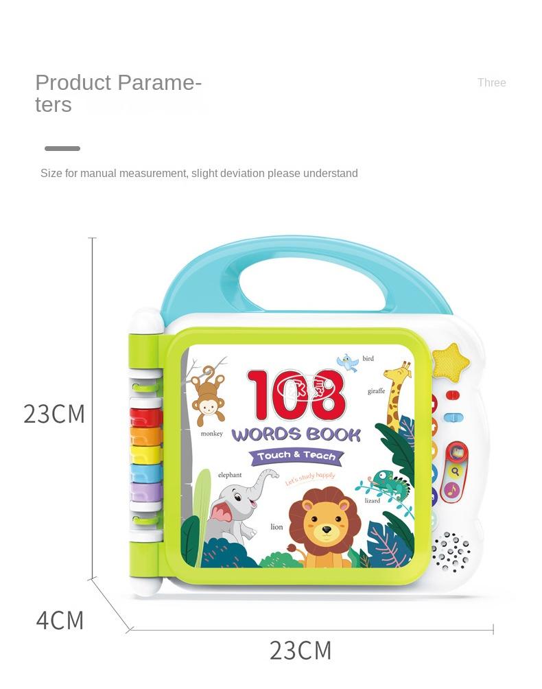 Product Introduction of English Reading Machine Enlightenment Book Baby Toys Early Learning Machine Baby and Infant Toys 6