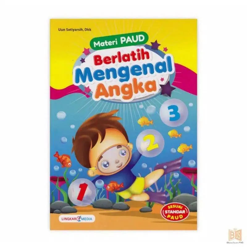 Paket Materi PAUD Isi 6 Buku Mewarnai Stationery Books 2