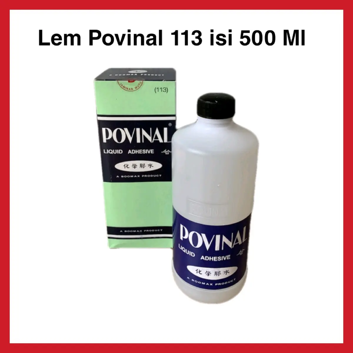 LEM POVINAL 113 ISI 500ML - Shop | Tokopedia