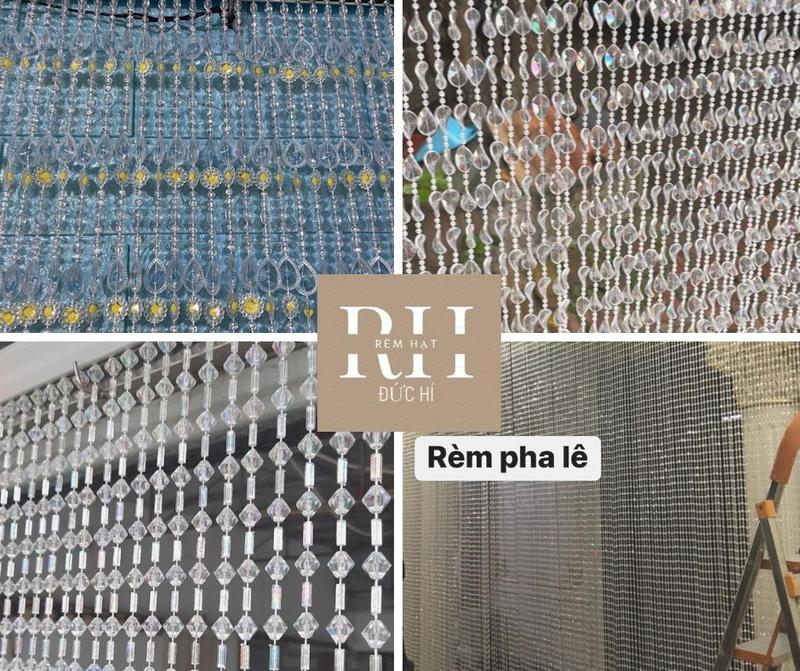 [rèm cao cấp] rèm pha lê 3 mẫu 3 màu, cheo  phòng khách  cheo cửa buồng , cửa phòng thờ , lối ra vào