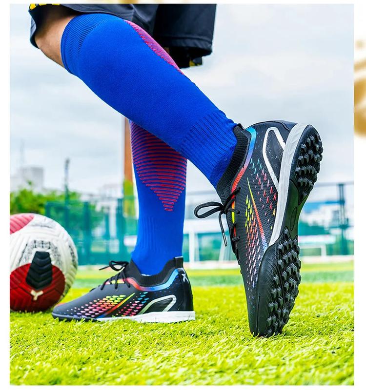 Product Introduction of Soccer shoes for men fashion sneakers football shoes century Cup same new Messi long spike broken nail professional football shoes sport running shoes big size 35-45 48