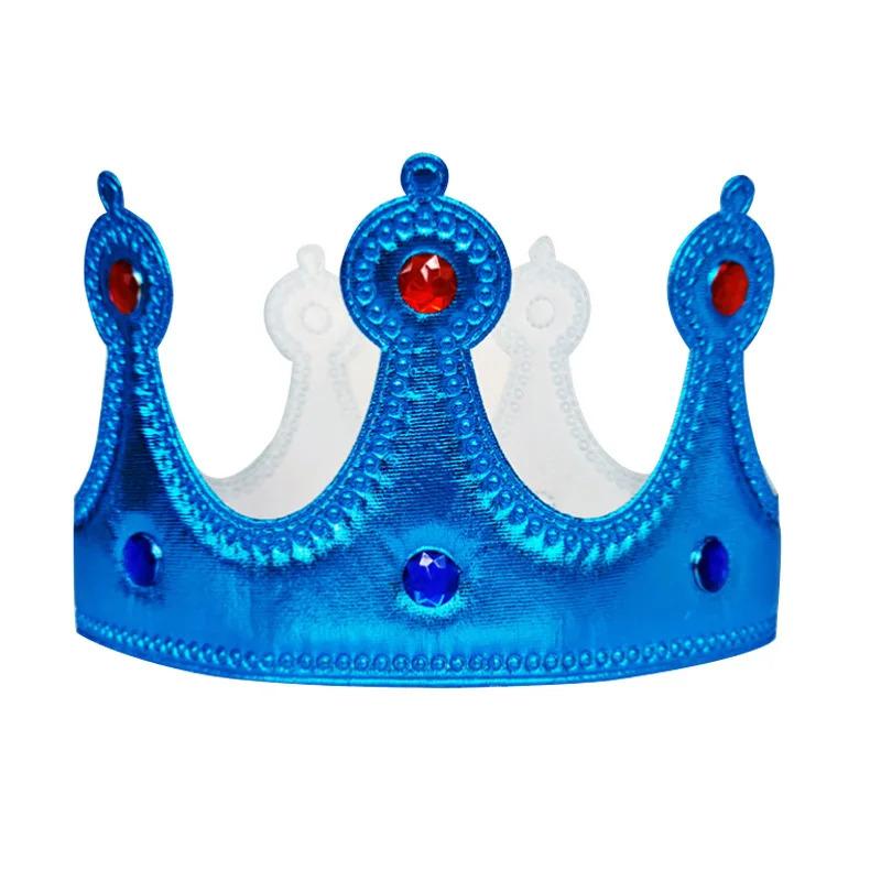 Product Introduction of Adult Kids Cape King Prince Cosplay Costume Crown Shawl Parent-child Activity Party Performance Costume Halloween Cloak 10