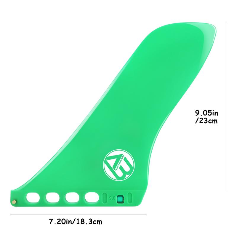 Product Introduction of 9 INCH Surf & SUP Single Center Water Fin Free No Tool Fin Screw Stand up Paddleboard Fin for Longboard Surfboard 10