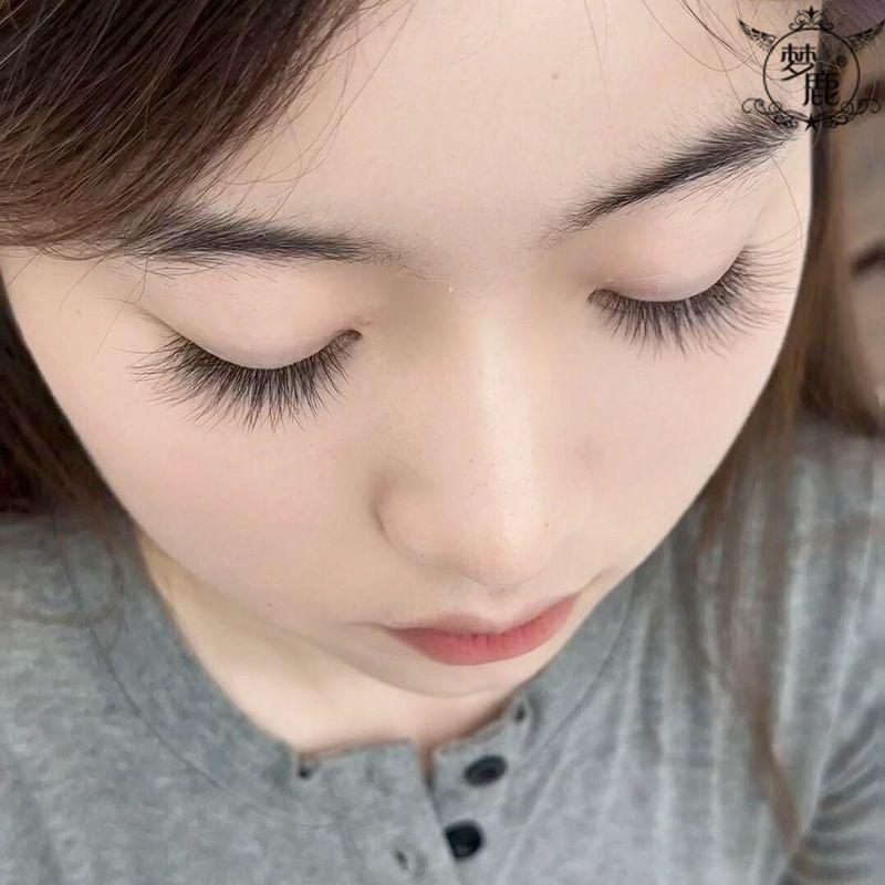 120 Clusters without Stem and Glue Lazy Fishtail False Eyelashes Natural Segmentation Single Cluster Daily Plain Face Novice Simulation 5