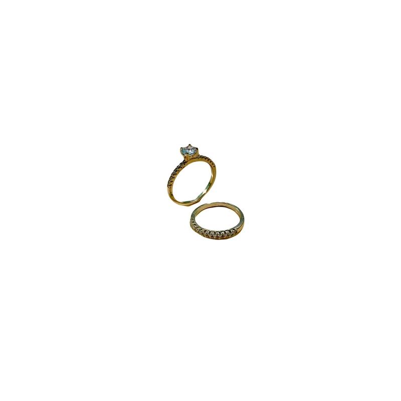 CINCIN CALPURINA 2 in 1 mata bulat Rings 6
