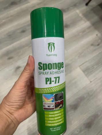  Keo xịt đa năng PJ-77 dán xốp dán tường dán mút giấy dán tường thảm trải sàn Keo dạng xịt. 