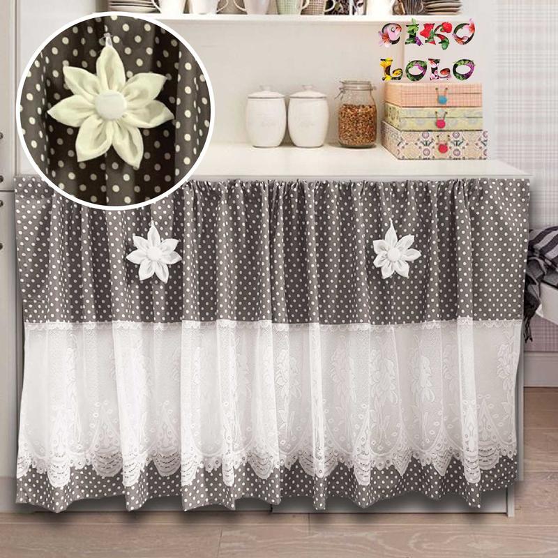 Product Introduction of Gorden Kolong Dapur Polkadot Renda Tengah Bunga 42
