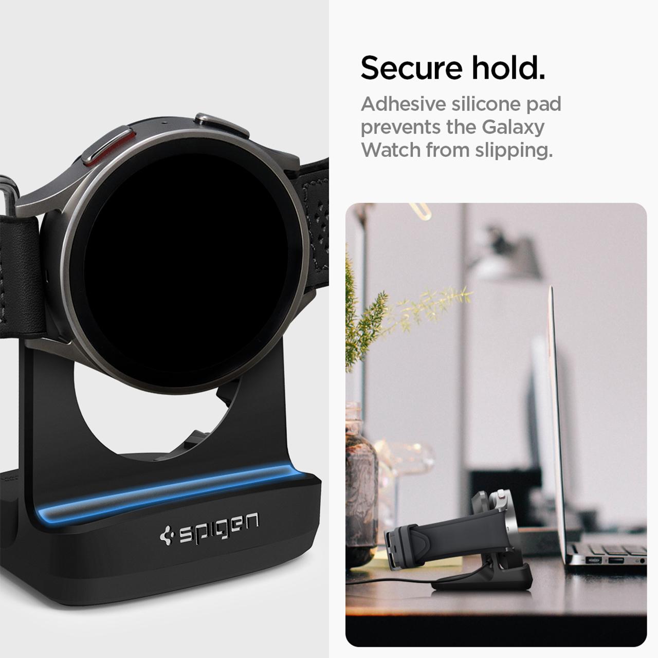Spigen Galaxy Watch 5 / 6 Series Smartwatch Stand Night Stand S353 - Black AMP05302