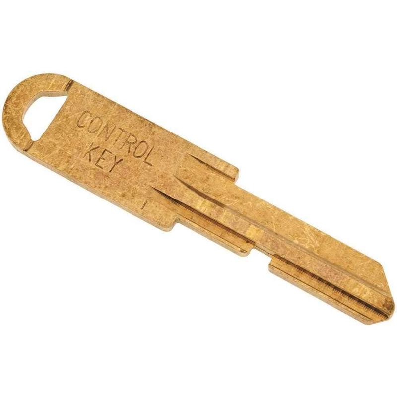 Titan Control Blank Re-keying Tool Key for 6-Pin Knobs and Deadbolts ...