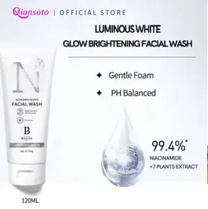 QIANSOTO X PREMIERE BEAUTE Facial Wash Face Wash Niacinamide Centella Luminous White Glow Brightening Facial Wash facial foam wajah sabun muka