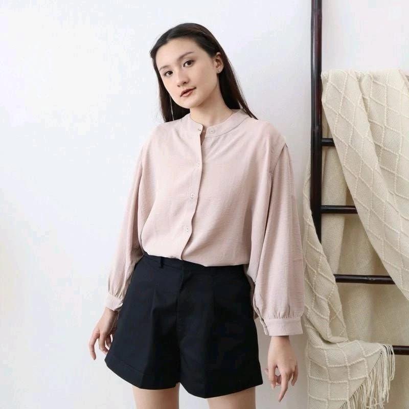 Product Introduction of [Lboss] reva blouse cringkle/atasan wanita kekinian/blouse wanita termurah paling trend kemeja viral 5
