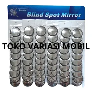 Blind Spot Mirror Spion Tempel Bulat Mobil Truk Car Aksesoris
