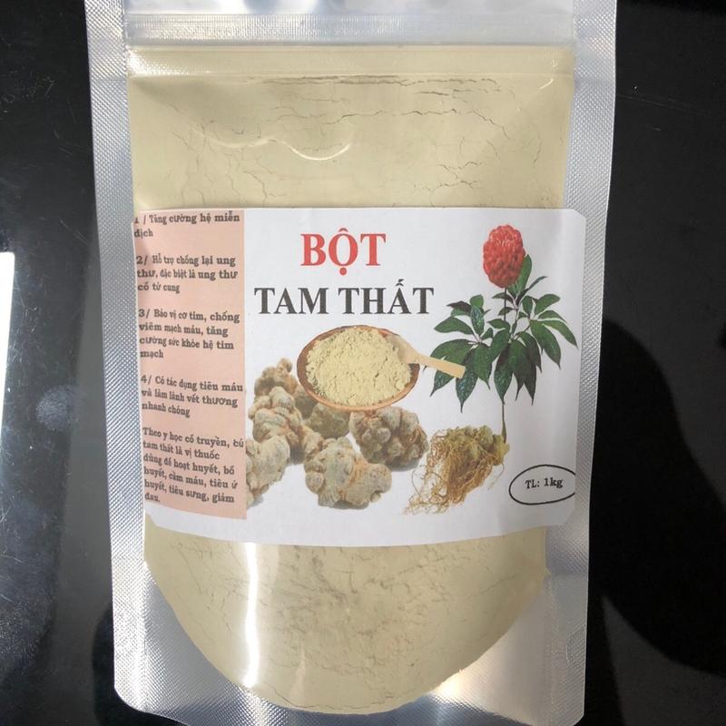 100Gr bột tam thất bắc nghiền mịn nguyên chất 0