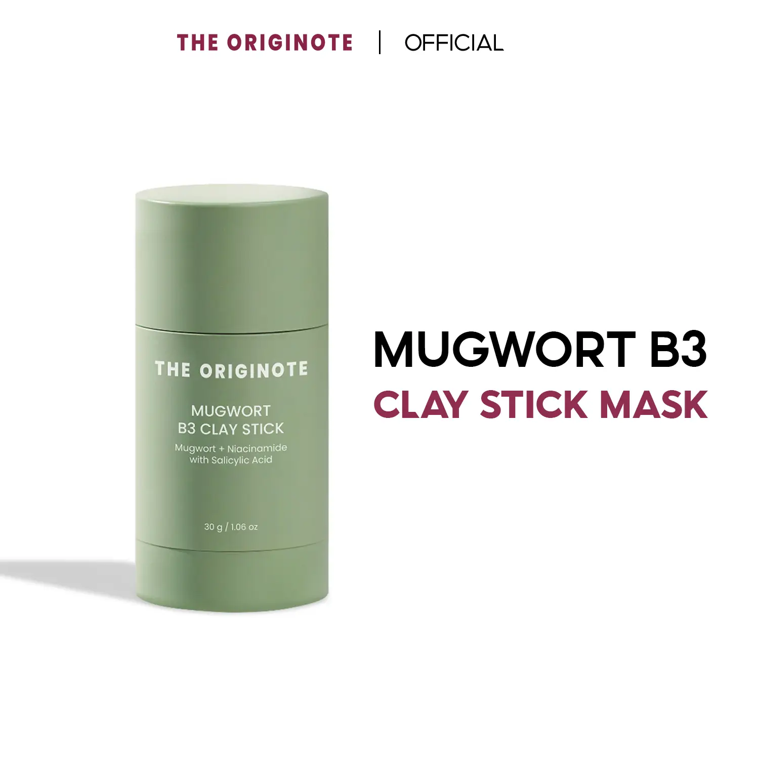 Thanh Lăn Mặt Nạ Đất Sét The Originote B3 Clay Stick Mask Hỗ Trợ Cải Thiện Làn Da 30G Skincare Cosmetic Dưỡng Da Mặt Làm Đẹp Da