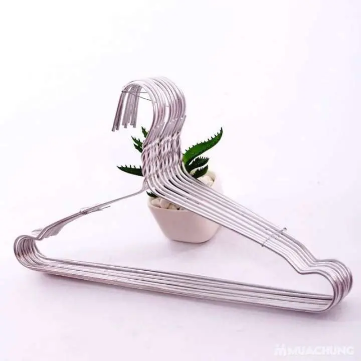10 Móc nhôm phơi quần áo, Móc nhỏ phơi đồ em bé Treo Quần Áo