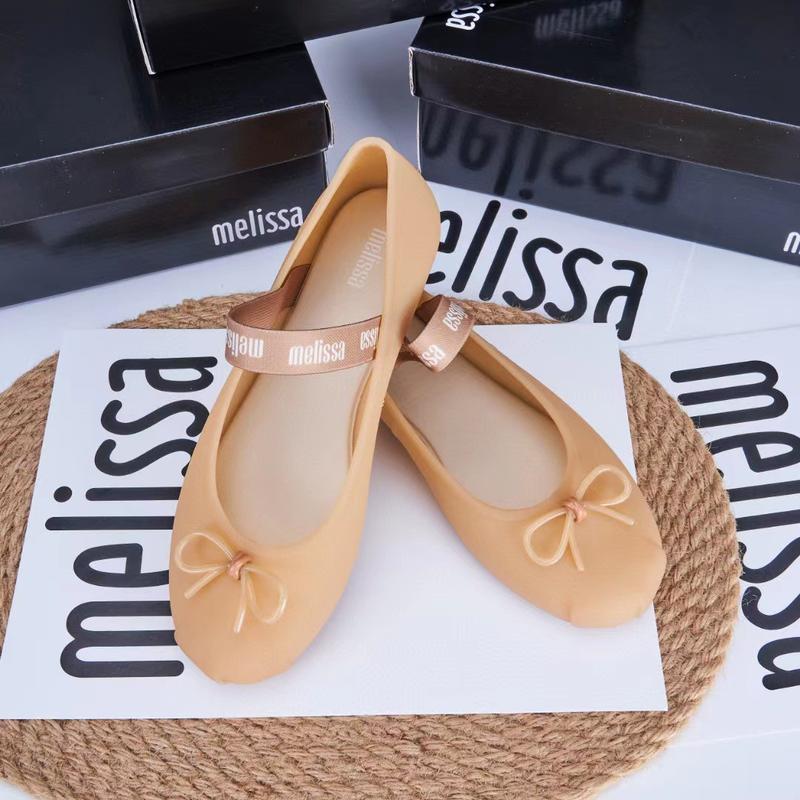 Product Introduction of Mellisa Melisa Bowknot Closed Toe Ballet Shoes Niche French Evening Style Grandma Shoes Beach Shoes Women's Single 3