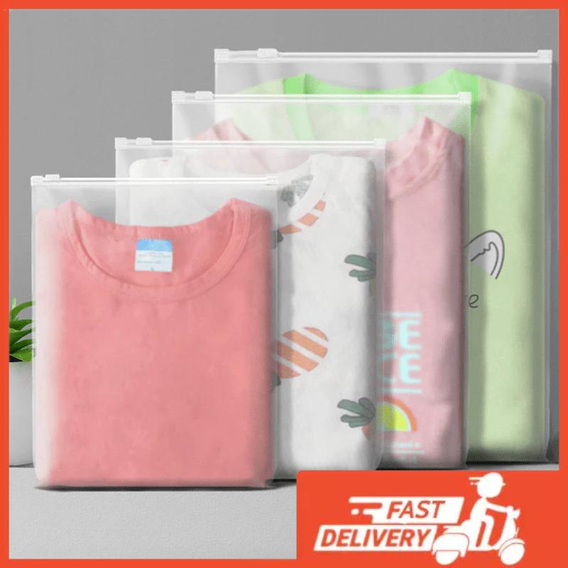 Zipper Lock Pouch For Clothes Baby Plastic Bag Travel Organizer 0