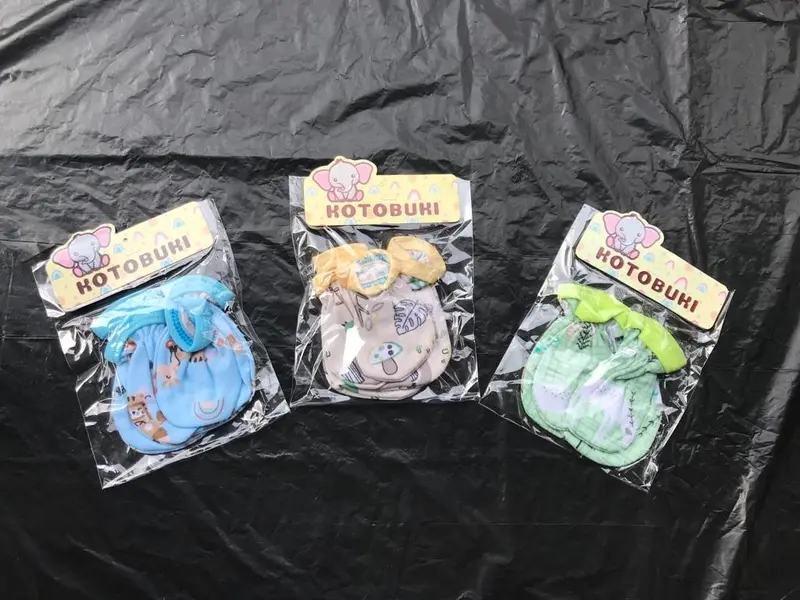 Pip Mim Baby - 3 Pasang Sarung Tangan Kaki Bayi Newborn Printing Premium / Bayi Laki-Laki Perempuan Ber SNI 1
