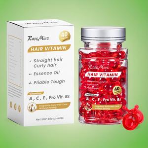 Vitamin Hair Essence Oil Capsules, Nourishing Hair Care Oil Capsules for Strengthening Hair, Natural Hair Care Products for Dry Hair, Comfort Hair Care Moisturizer, Women's Hair Care