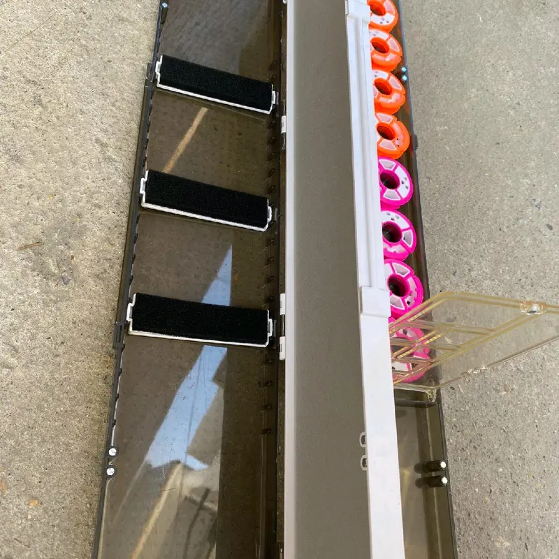 Hộp Đựng Phao,Trục Thẻo,Chất Liệu Silicon Siều Bền,Siều Nhẹ,Dài 55cm,Độ Bền Cao Đi Câu Bắt Cá Fishing Câu Cá 5