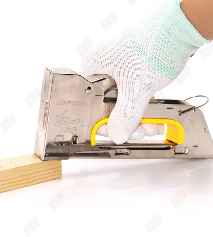 Stapler Tembak Cekrekan Pengokot Hekter Gun Tacker Guntacker Staples Sofa, Staples Jok Stepler Motor, Kursi, dll 1