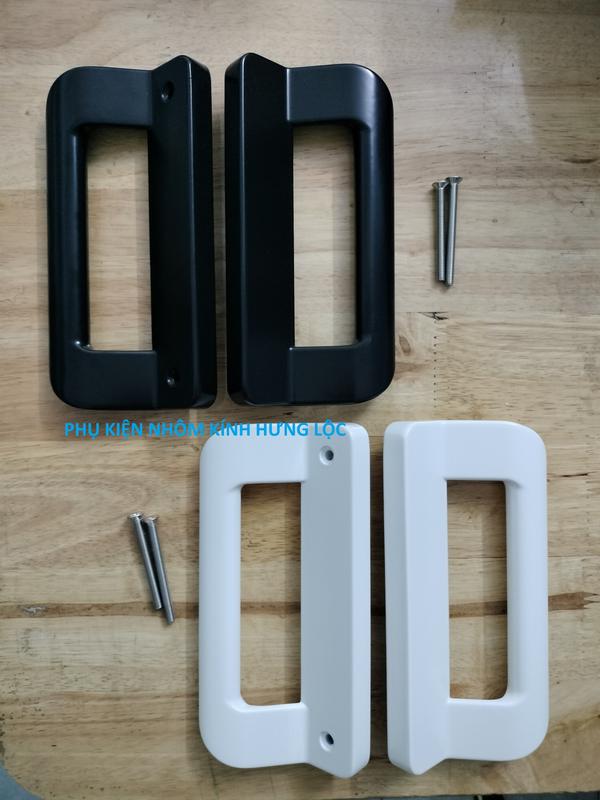 [Chính hãng] Bộ tay phụ khóa chữ D Kinlong - Tay nắm giả chữ D không khóa cửa lùa hệ 93 / 55