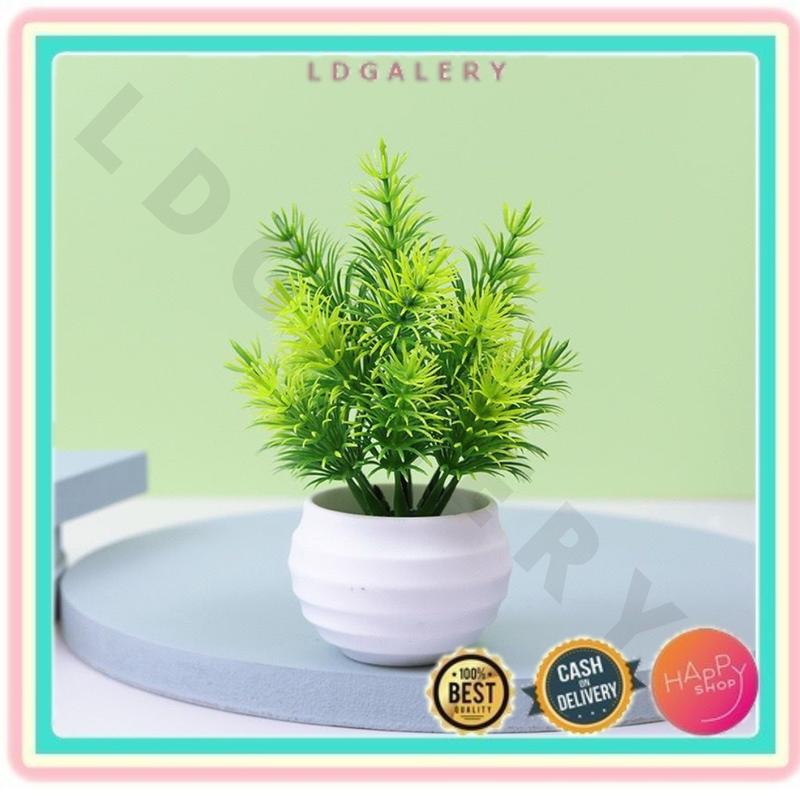 LDG Pot54 Rumput Mini Bunga Rumput Artifisial Plastik Pot Tumbuhan ...