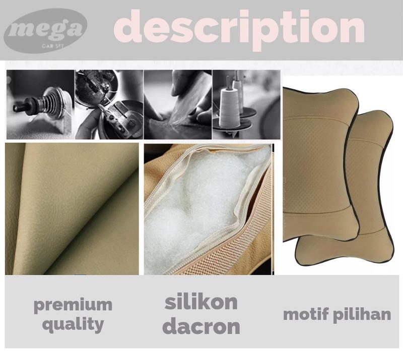 Product Introduction of Bantal leher mobil motif sporty 2pcs 3