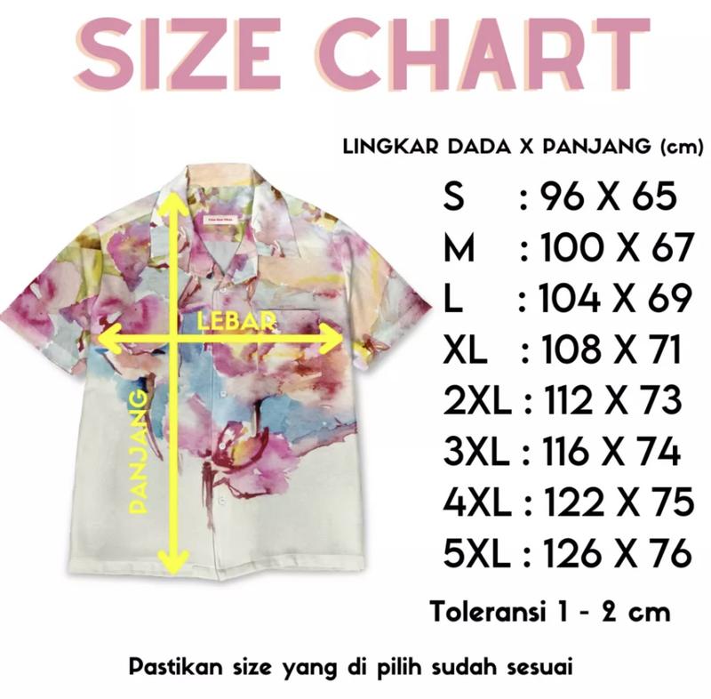 Product Introduction of YGT Button Shirt Fullprint - Snow White Baju Kerah Motif Printing 0