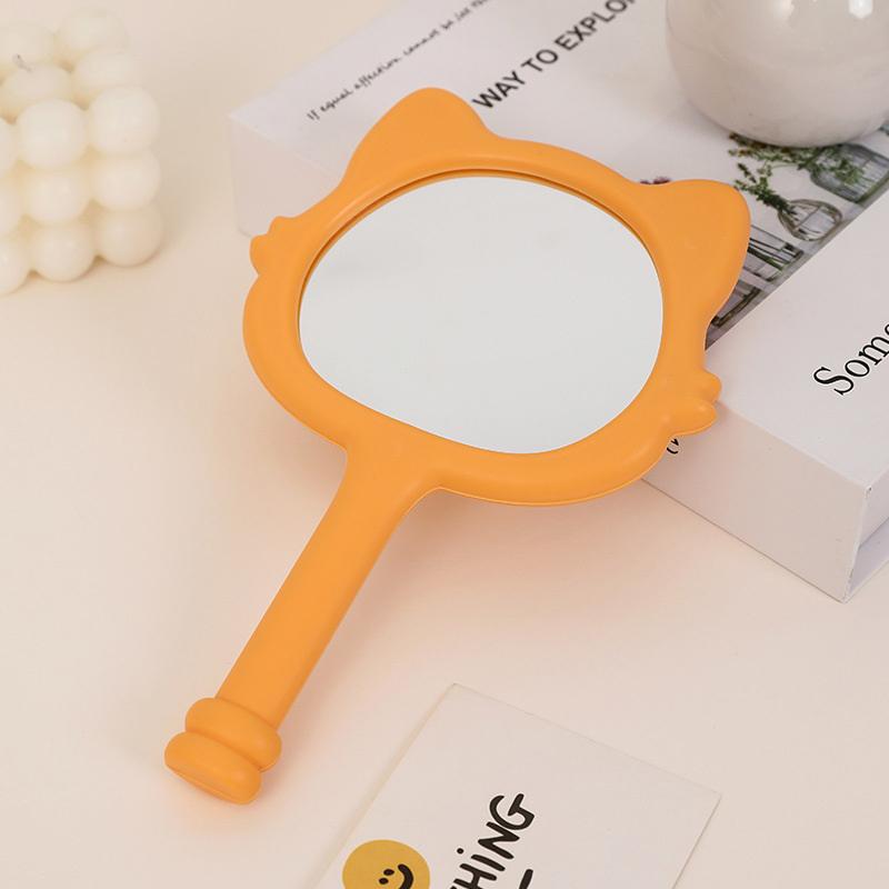 Product Introduction of Cartoon Fox Handheld Mirror Plastic Handle Round Mirror For Eyelash Extension Beauty Tools 29