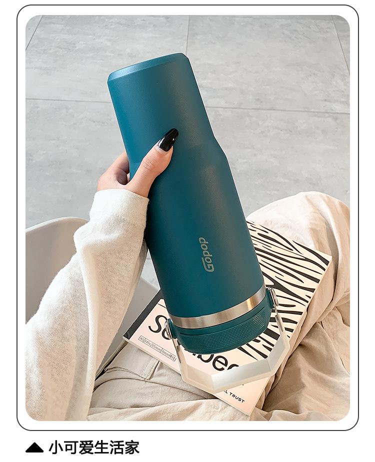 Product Introduction of Ice Cup 304 Stainless Steel Water Cup Good-looking Portable with Straw Car Mug Drinkware Flasks Tumbler Bottles Bottled Water Bottles Insulated Gradient Color Gradient Color Gradient Color Frosted Teapot Rechargeable Electric Protein Shaker Bottle 9