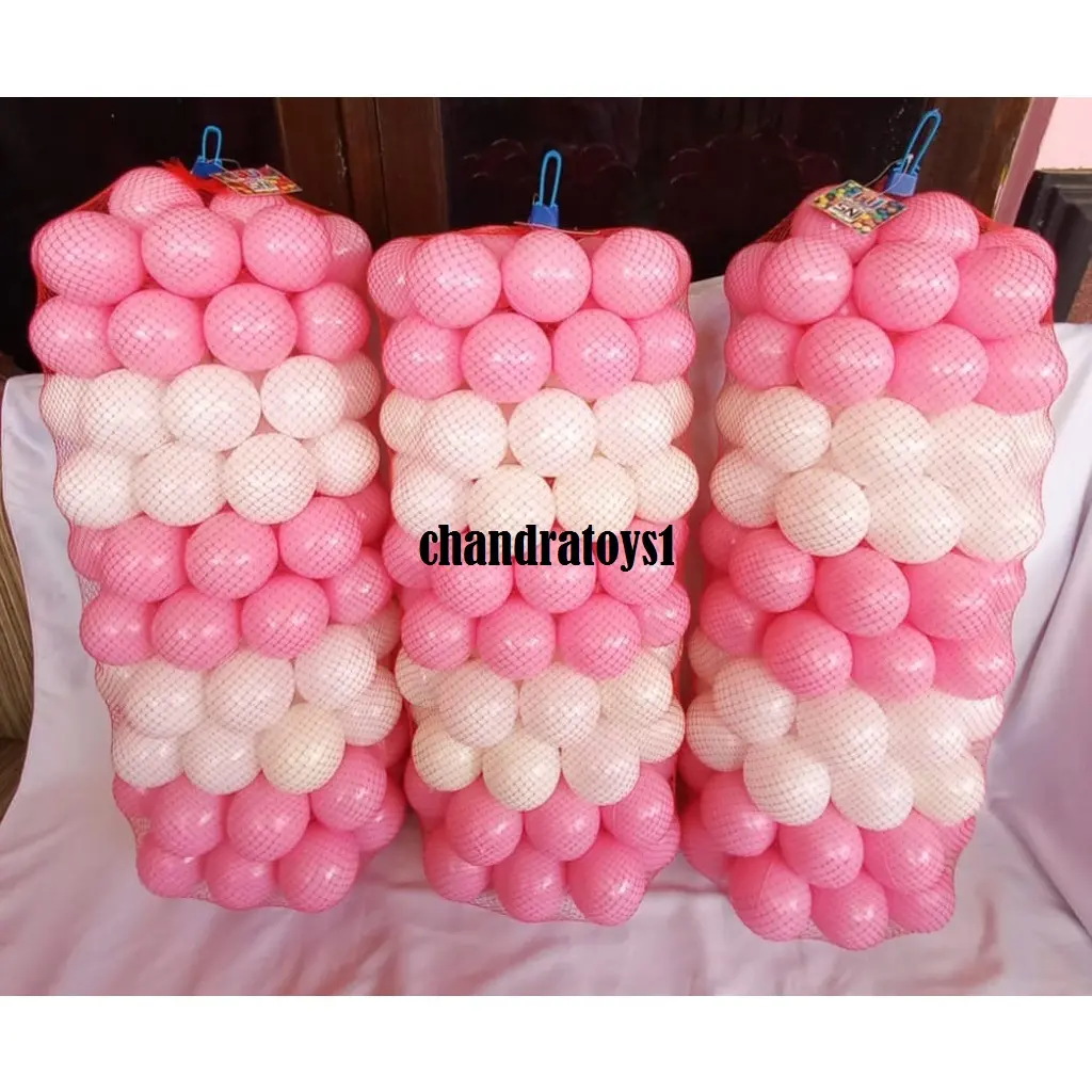 [PINK PUTIH] mandi bola anak isi 100pcs best seller